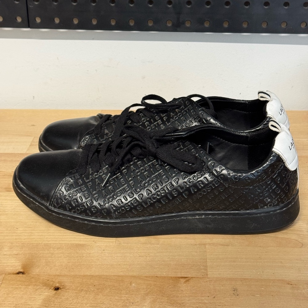 LACOSTE‎ Carnaby Paris Casual Shoes Noir size 10